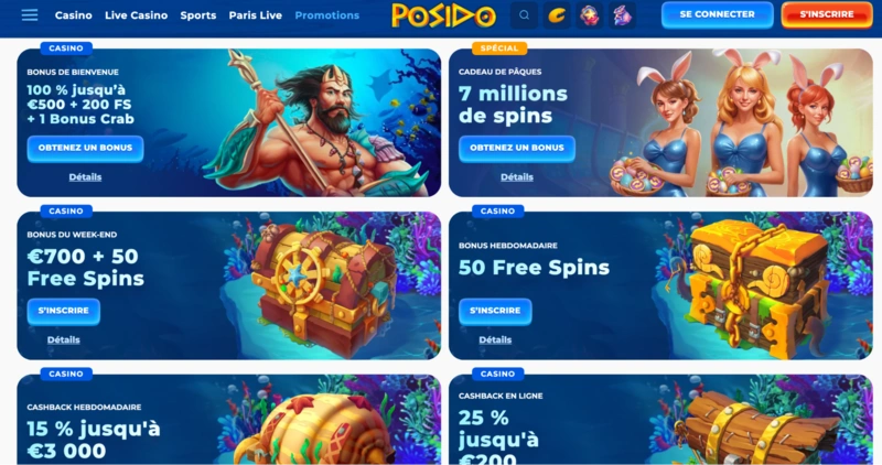 Posido Bonuses